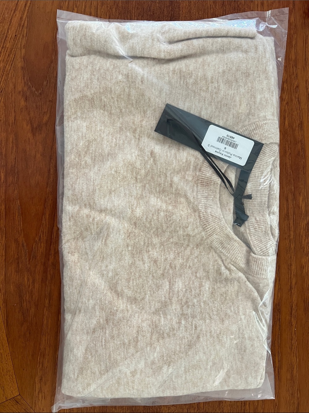 Jenni Kayne Cashmere Marina Pullover Sweater in Oatmeal